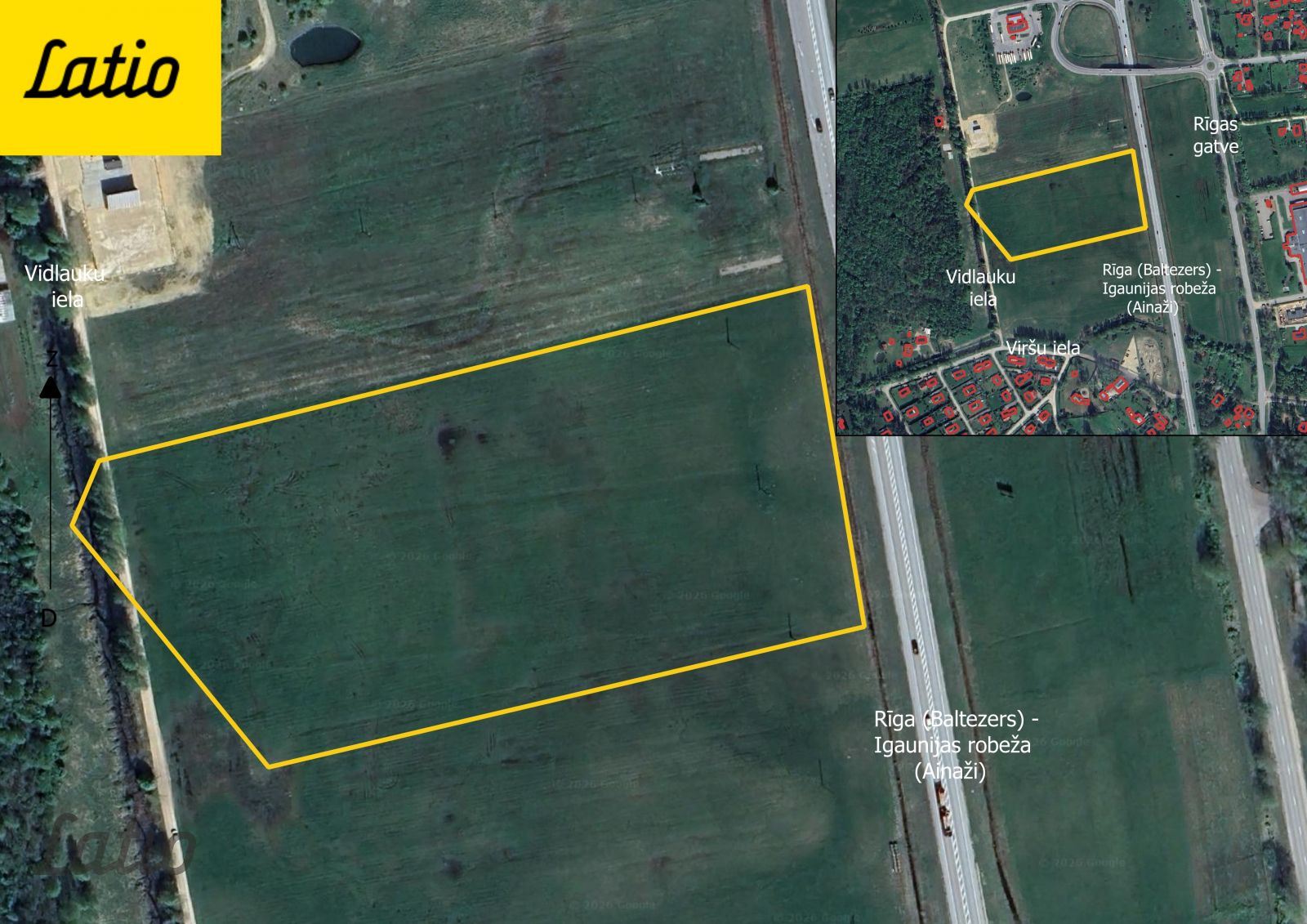 Sludinājumi. Pārdod regulāras formas komercapbūves zemi pie šosejas VIA Baltica.
Elektrība, gāzes Cena: 290000 EUR Foto #1