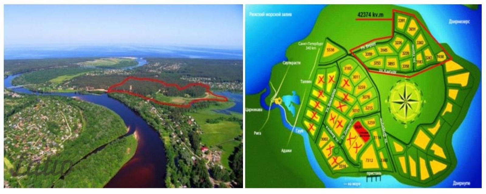 Объявление. Zeme Dzirnezera krastā, pie Dzirnupes; mežaparka apbūves teritorijā: privātmājai / vasarnīcas Цена: 80000 EUR Foto #1