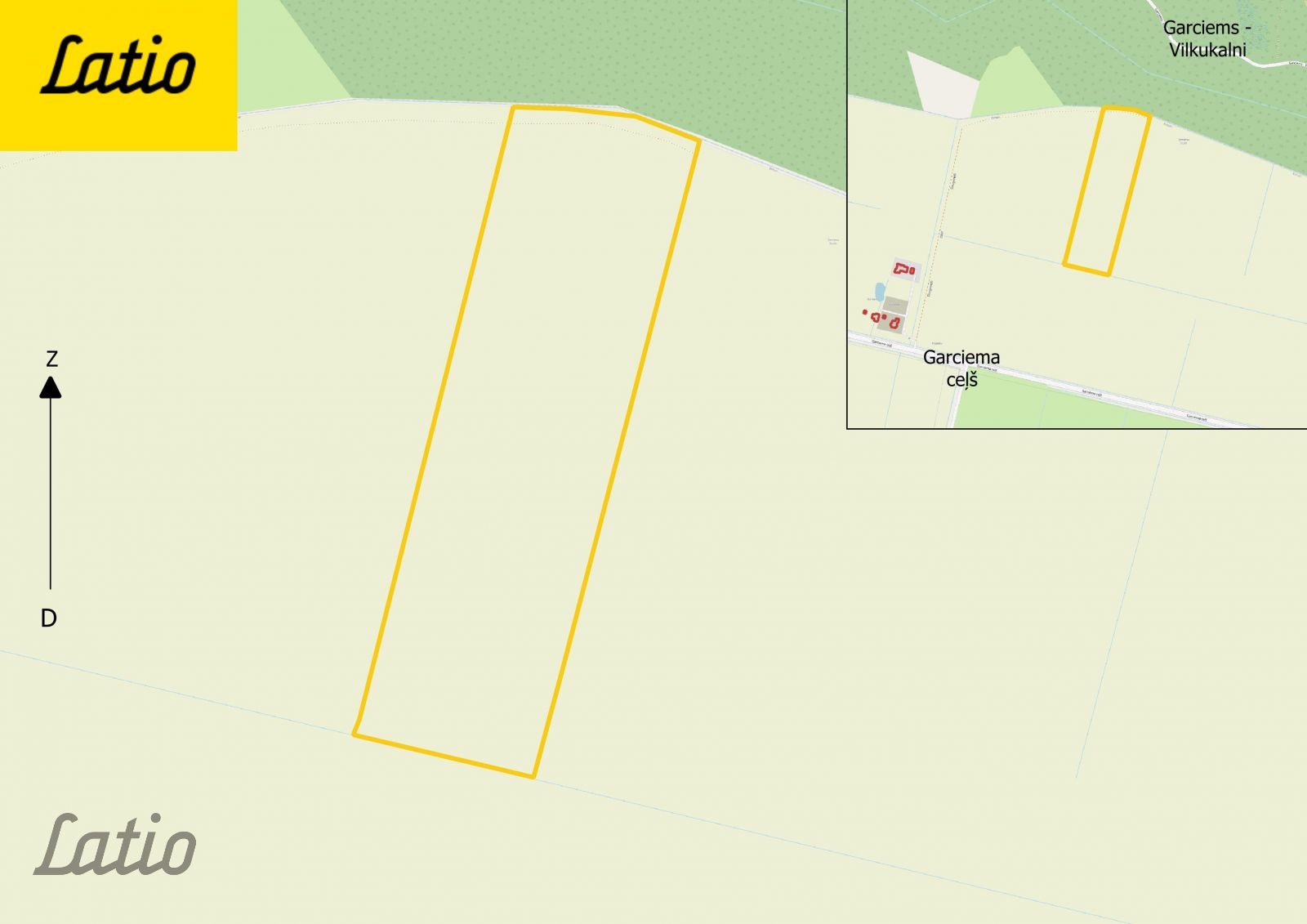 Sludinājumi. Pārdodu zemi Litkes pļava  4,1 ha.
Piedāvājumā zemes īpašums Litkes pļava (kadastra Nr. Cena: 45000 EUR Foto #5