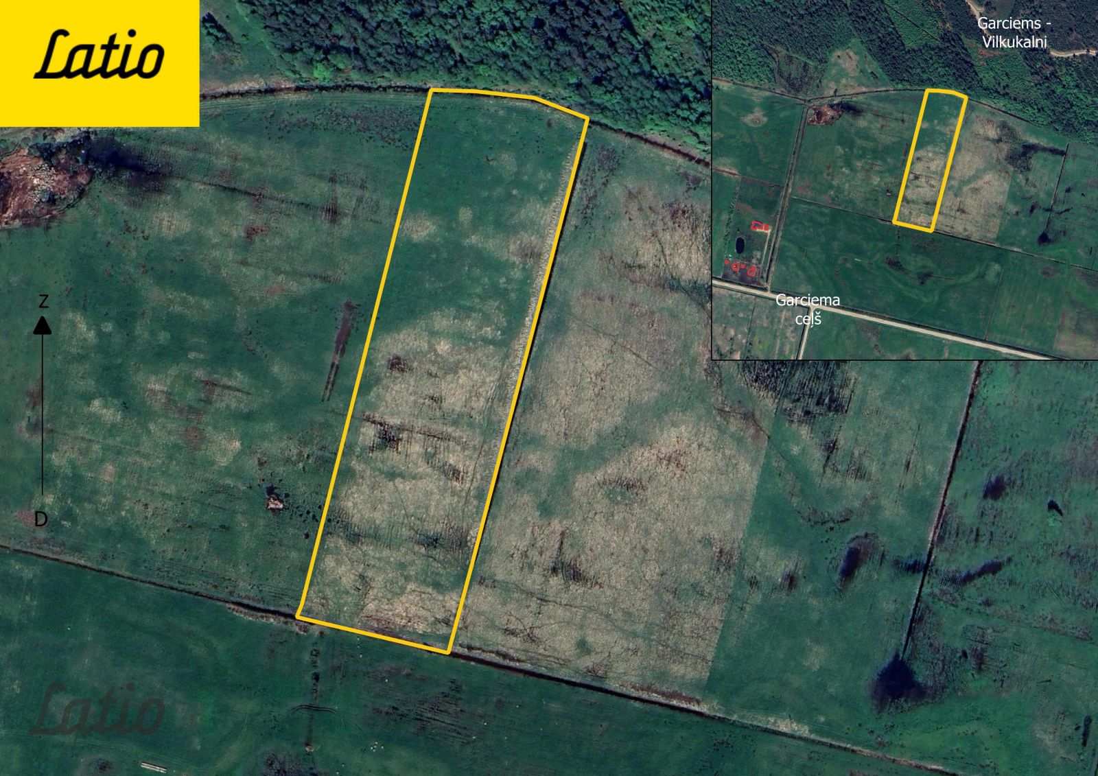 Sludinājumi. Pārdodu zemi Litkes pļava  4,1 ha.
Piedāvājumā zemes īpašums Litkes pļava (kadastra Nr. Cena: 45000 EUR Foto #4