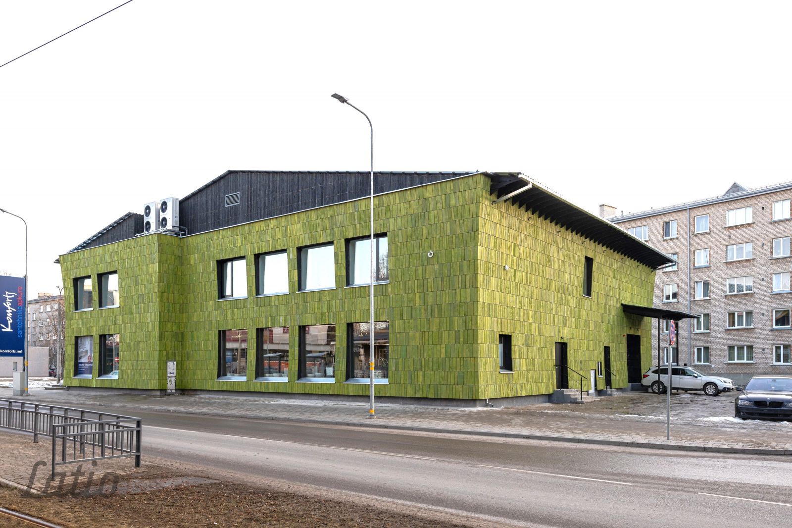 Объявление. Iznomā telpas (sākot no 130m2) Daugavpils centrā, modernā un energoefektīvā ēkā, Kandavas ielā 15, Цена: 1100 EUR/мес. Foto #3