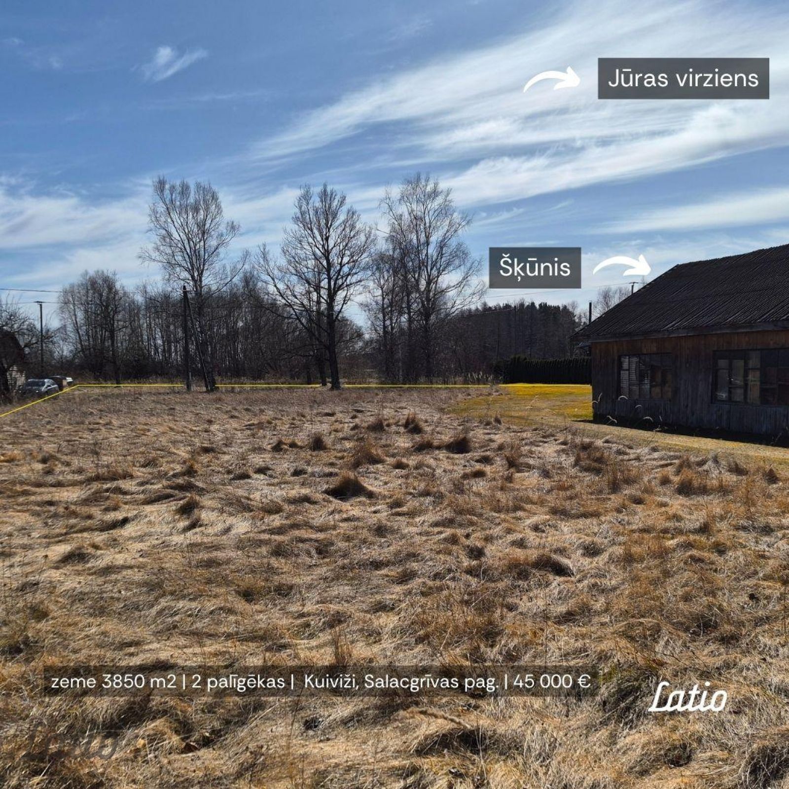 Объявление. Pārdod zemi pie jūras. Piedāvājumā zemes gabals Kuivižos, Salacgrīvas pagastā, Limbažu Цена: 45000 EUR Foto #5